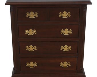 73050: STICKLEY Colonial Williamsburg Mahogany Chest Nightstand