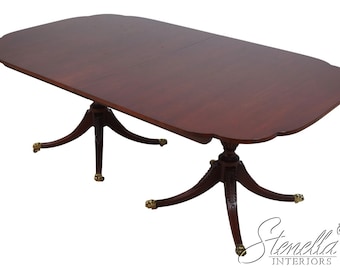 L67222: KINDEL Winterthur Collection Mahogany Dining Room Table