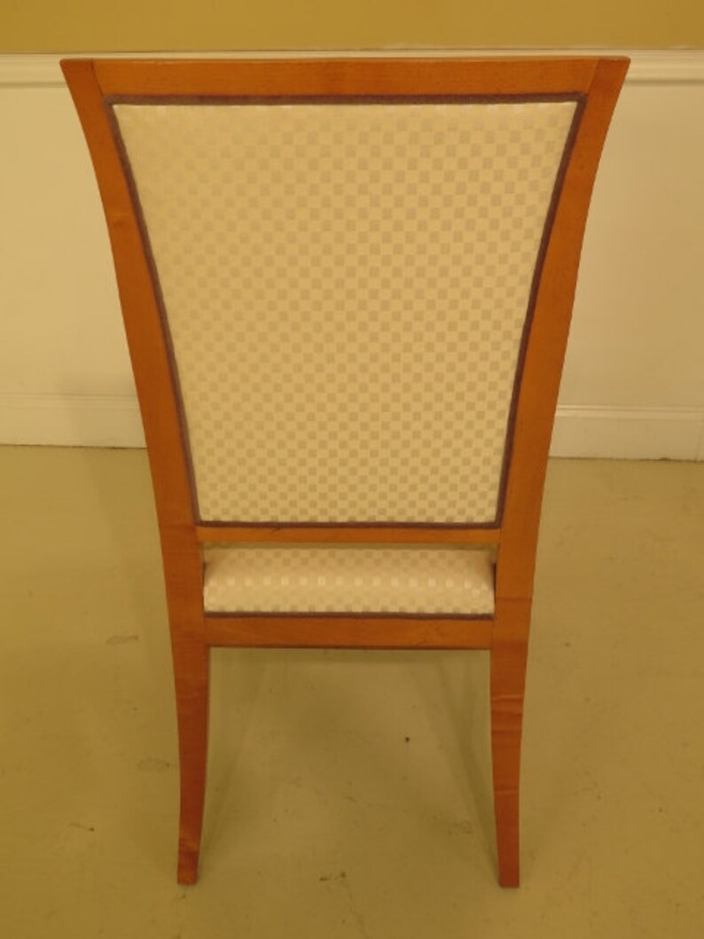 30199EC Set Of 4 BAKER Modern Design Upholstered Dining Room Chairs