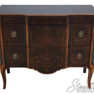 63286EC: JOHN WIDDICOMB Neoclassical Paint Decorated Commode Chest image 1