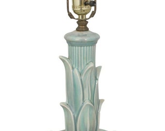 F59784EC: Vintage Art Pottery Ceramic Table Lamp
