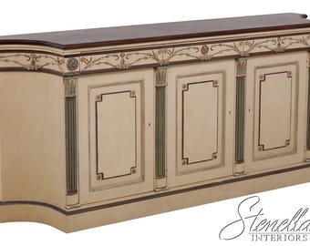 72862: EJ VICTOR Painted Mahogany Sideboard Buffet