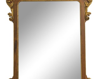 56452EC: LABARGE Chippendale Walnut Framed Mirror