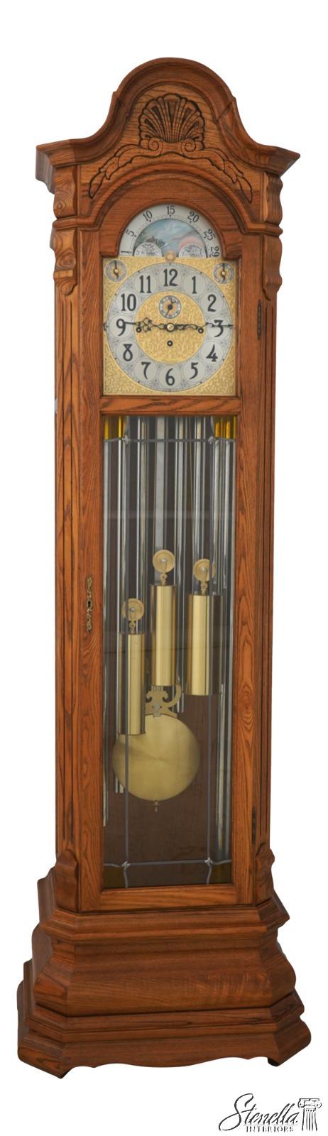 68511: HERSCHEDE Oak Thomas Jefferson 9 Tube Grandfather Clock - Etsy