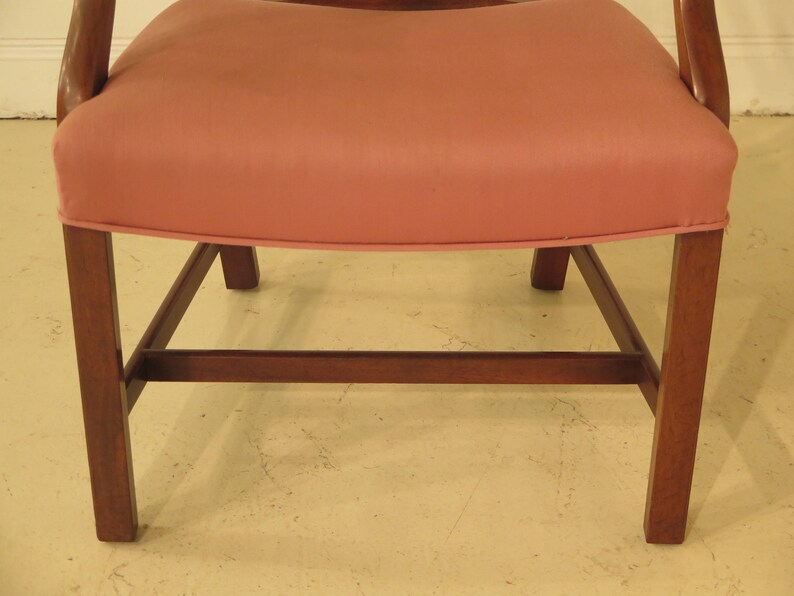 44047EC SAYBOLT CLELAND Chippendale Mahogany Devon Arm Chair