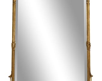 62754EC: FRIEDMAN BROTHERS Model 1747 Gold Beveled Glass Mirror ~ NEW