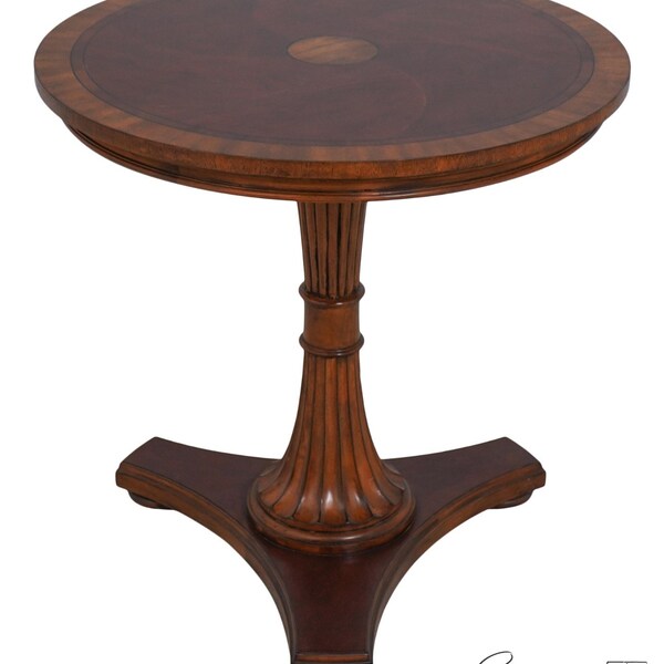 Ethan Allen Round Coffee Table Etsy