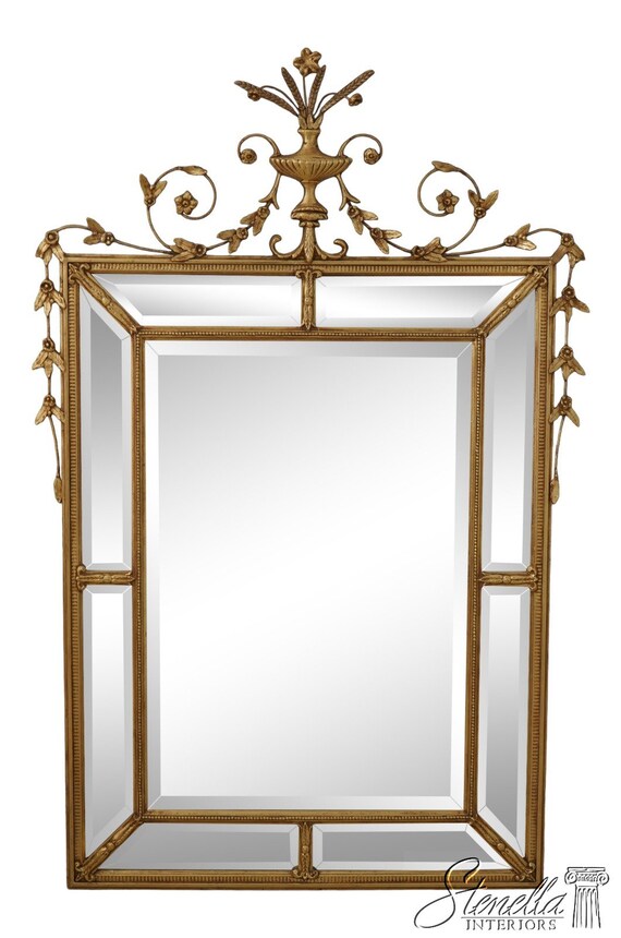 62207EC: FRIEDMAN BROTHERS Model 6181 Gold Leaf Adams Mirror