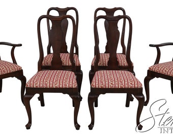L63421EC: Set of 6 French Regency Style Dining Room Chairs