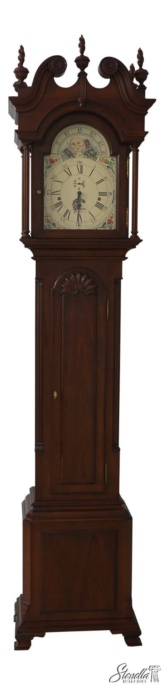 アンティーククラシック3 64691EC: SLIGH John Goddard Cherry Newport Grandfather Clock - Etsy