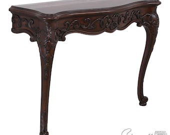 72567:  MAITLAND SMITH Mahogany Louis XV Style Console Table