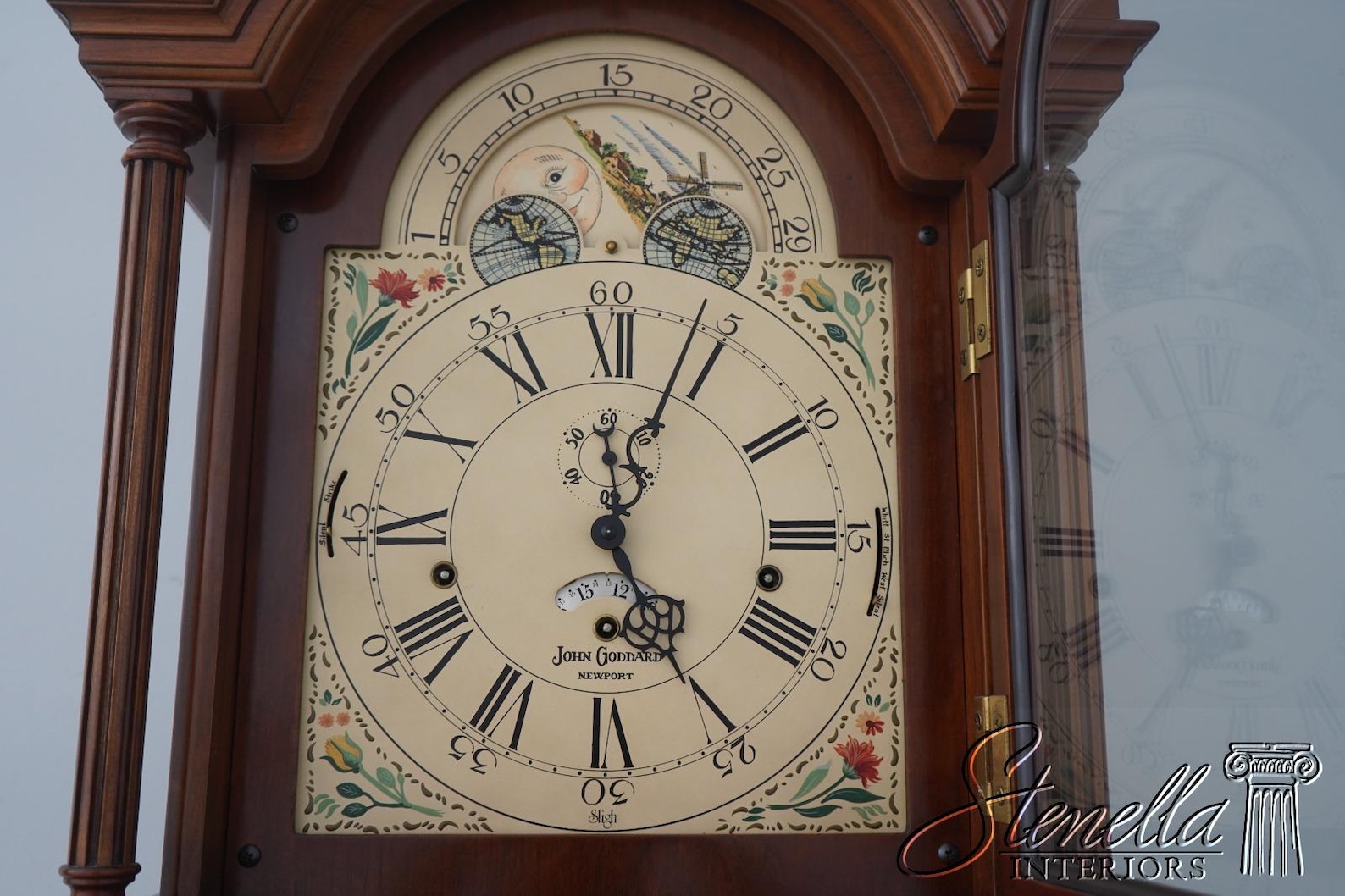 65684EC: SLIGH John Goddard Cherry Grandfather Clock - Etsy