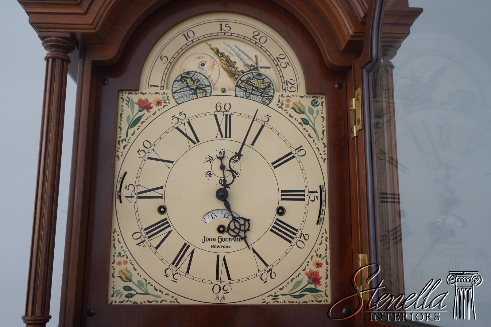65684EC: SLIGH John Goddard Cherry Grandfather Clock - Etsy
