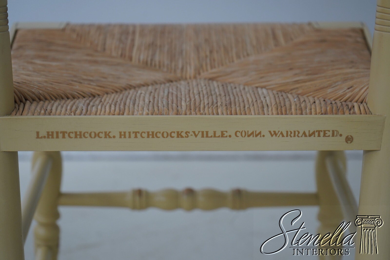 64766EC: HITCHCOCK Limited Edition Christmas Chair C.1986 - Etsy