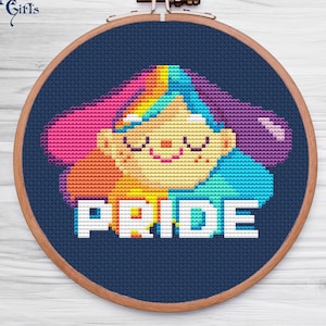 Pride Cross Stitch Pattern, LGBT Cross Stitch Pattern