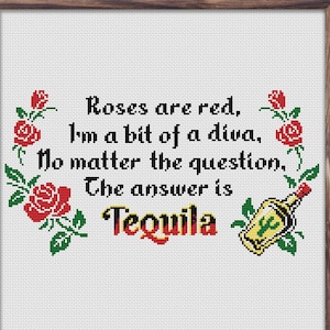 Citazione Tequila, Citazione Schema Punto Croce