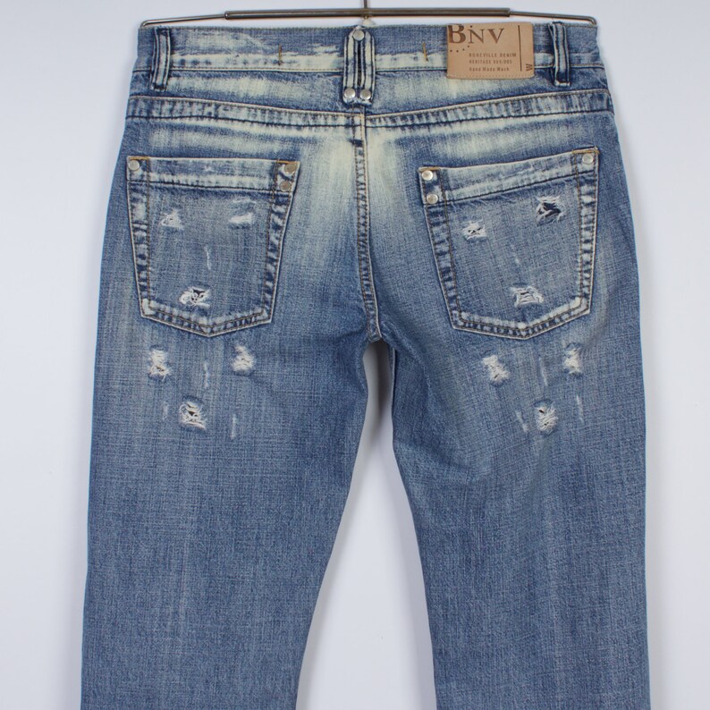 bleached ripped jeans