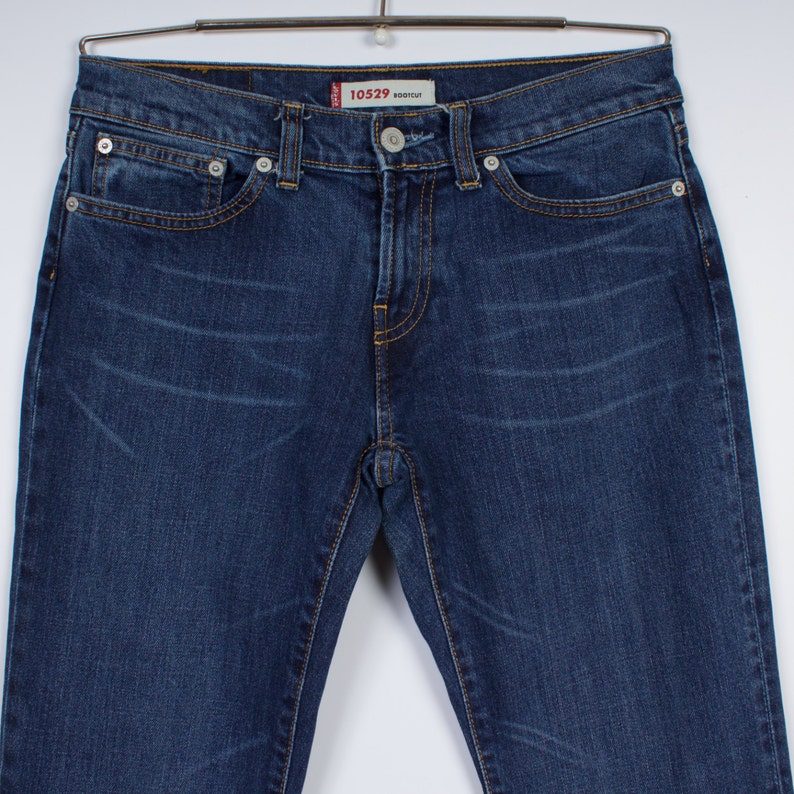 Levi's 10529 Boot Cut Jeans Low Rise Washed Out Blue - Etsy