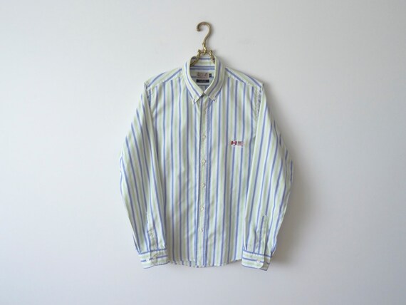 Mens Striped Shirt. Long Sleeve Shirt 