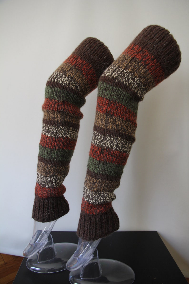 Sale Real Plus Size Hand Knit Leg Warmers Boot Leg Warmers Etsy
