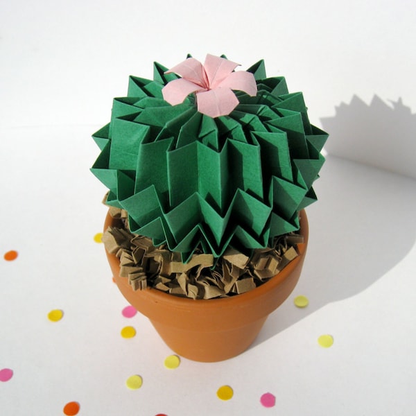 Crazy Plant Lady Birthday Gift - Faux Paper Cactus Succulent House Plant  - Colourful Home Decor - Plant mum Gift
