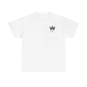 Crowned Statement Tee: Unisex Heavy Cotton Graphic T-Shirt