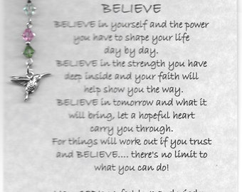 1 Believe stainless steel pendant JS2-29