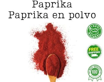 Paprika Powder Mild - All Sizes ( 2 oz - 10lbs) Paprika en polvo - Often used in BBQ and Meat Marinades