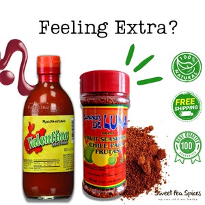 Valentina & Deluna Fruit Seasoning Set - Fiesta Party - Care Package - Chile Lime Seasoning - Mexican Seasoning  Perfect For Chips