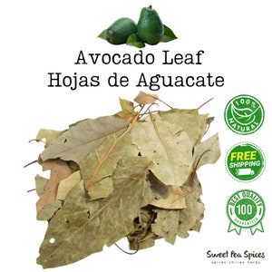 Avocado Leaf - Bulk - Dried Avocado Leaves - Hojas de Aguacate Seco - Avocado  Leaves (Mexican)