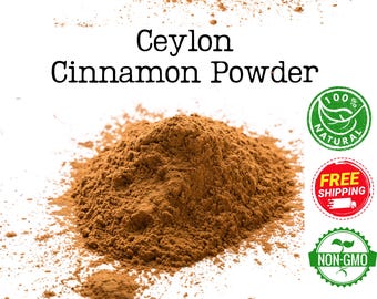 True Ceylon Cinnamon Powder | Organic Canela Molida | Non-GMO, Raw, Vegan | Bulk Cinnamon for Cooking & Baking