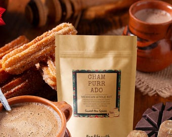 Champurrado Kit - Traditional Mexican Hot Chocolate - Hot Chocolate Kit - Holiday Drink - Mexican Atole  - Cooking Activity - Personalized