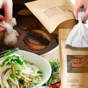 Vietnamese Chicken Pho Spice Bags X2- Authentic  Pho Ga - Chicken Pho Soup Kit - Phokin Spice Kit -Organic Spice - Non GMO - Foodie Gift