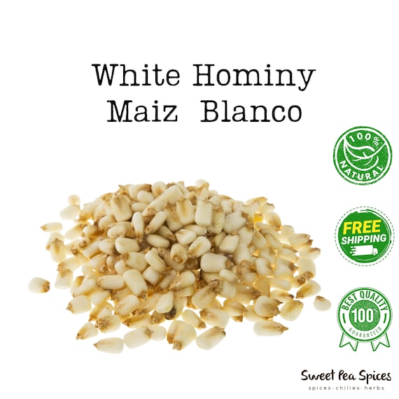 White Hominy Corn Bulk Sizes Maiz Pozolero Blanco Etsy