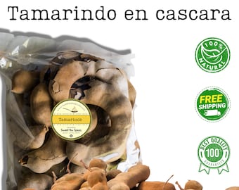 Organic Tamarind Pod - Bulk  -  Unprocessed  Fresh Whole Tamarind Pods  - Tamarindo en Cascara - Sour, Tangy Flavor With A Hint Of Sweetness