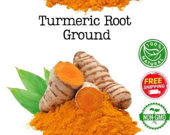 Organic Turmeric Root Powder - Bulk - Curcumin Curcuma Longa - Soap Making - Herbal Extracts - Ground Turmeric - For Cooking and Healing