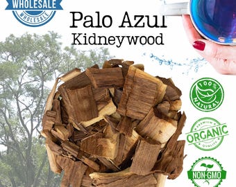 Organic Palo Azul - Bulk - Eysenhardtia Polystachya - Kidneywood - Blue Stick - Cyclolepis Genistoides - Non GMO -  Caffeine-Free