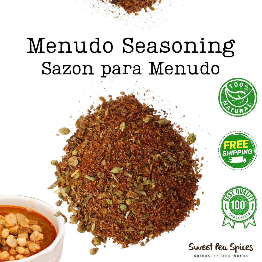 Menudo Seasoning Blend All Sizes Used to Prepare Menudo Stew Sazon Para