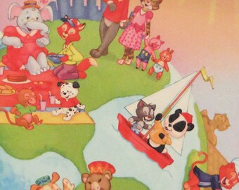 Dios me ama libros personalizados para niños, 1er libro de cumpleaños