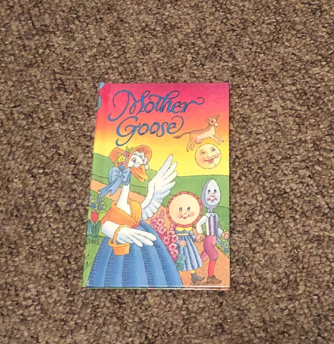 Personalized Mother Goose Book Mother Goose 1st Birthday Gift Mother