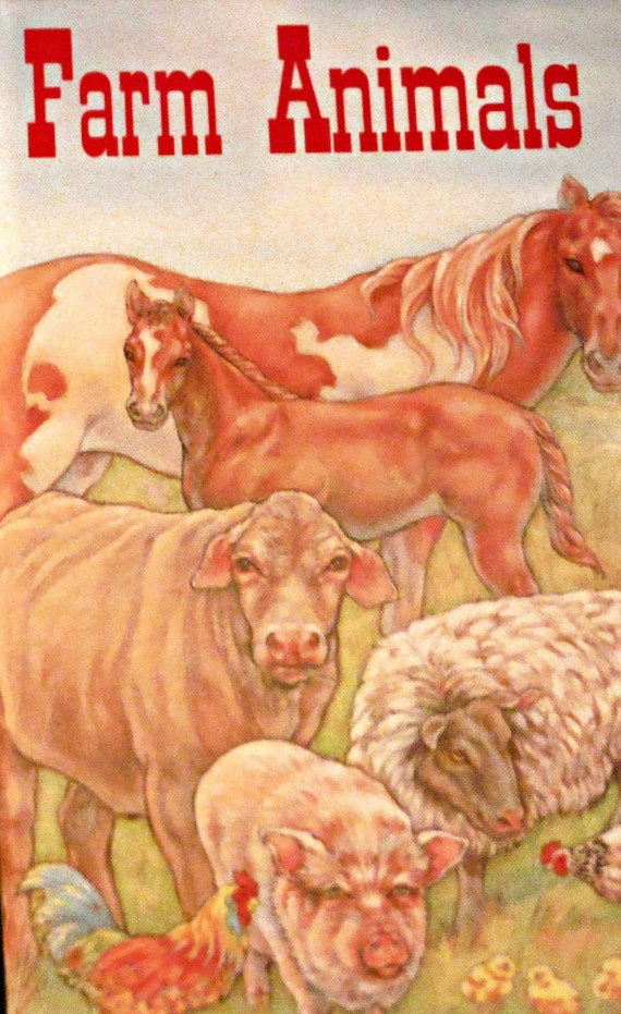 Personalized Children Books Farm Animals Animal Book Kids Books Valentines Gift Gift For Kids Cow Book Sheeo Book Book For Farmers - 