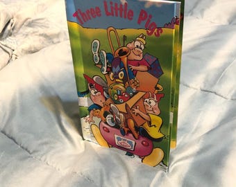 Personalized Three little Pigs Storybooks for Children, Baby Shower Book Gift