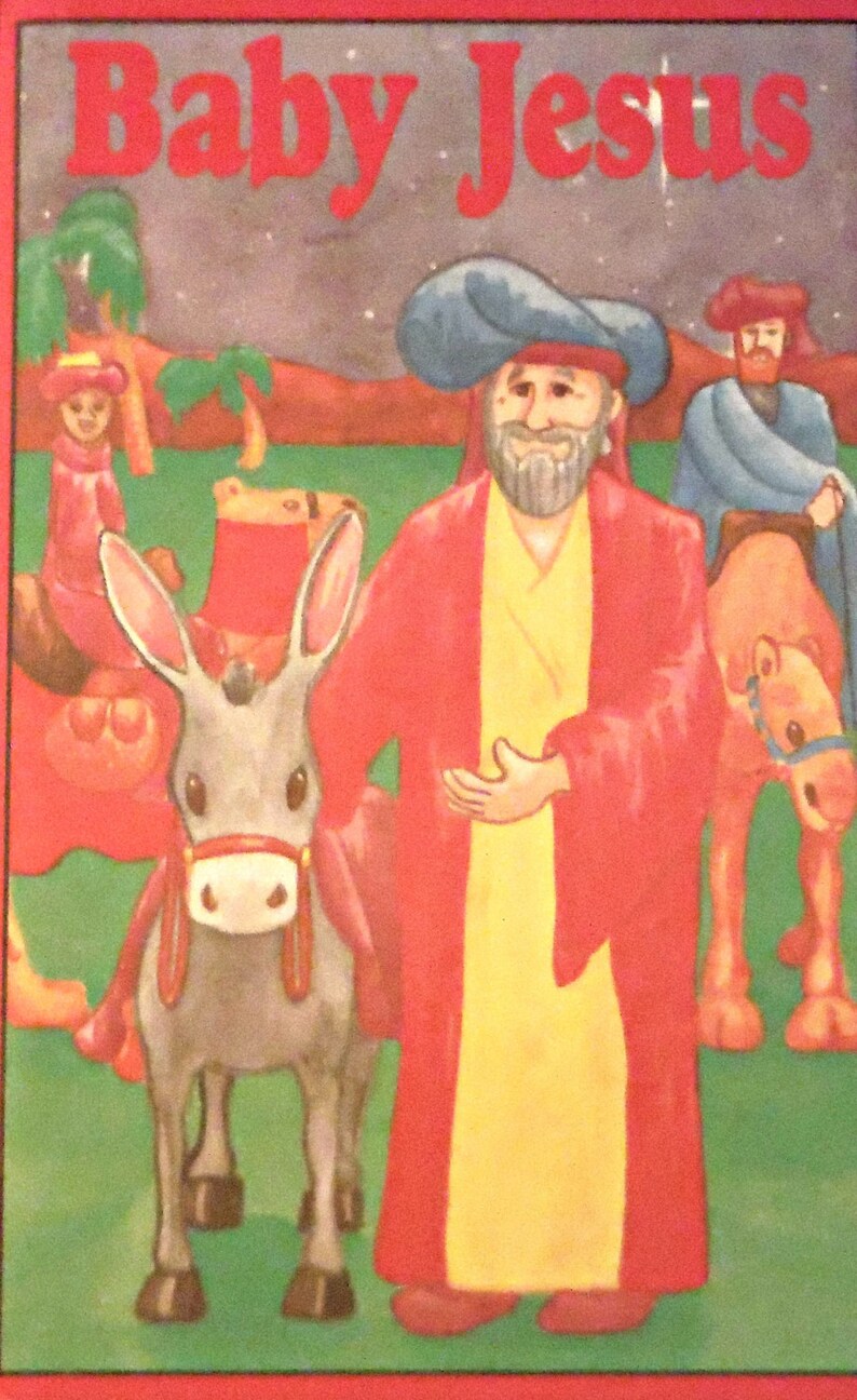 Personalize book for kid Jesus Book child baby Etsy