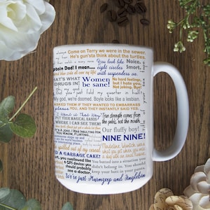 Brooklyn 99 Mug - Brooklyn 99 TV Show - Brooklyn Nine Nine Quotes - Jake Peralta cup - Microwave and Dishwasher safe mug - Andy Samberg