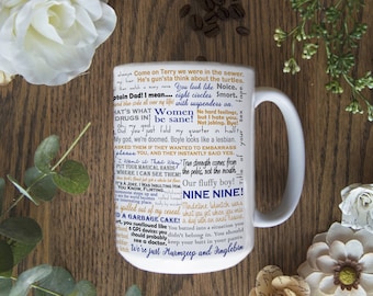 Brooklyn 99 Mug - Brooklyn 99 TV Show - Brooklyn Nine Nine Quotes - Jake Peralta cup - Microwave and Dishwasher safe mug - Andy Samberg