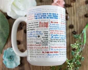 Star Wars quotes mug - Star Wars Gifts - Dishwasher Microwave Safe Mug - Star Wars Fans