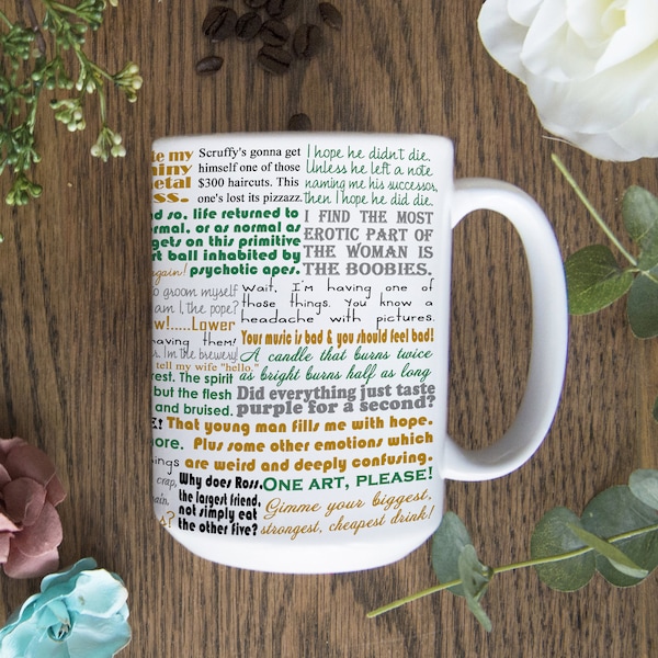 Futurama Mug - Futurama TV Show - Futurama Quotes - Fry and Leela cup - Microwave and Dishwasher safe mug - Adult cartoons