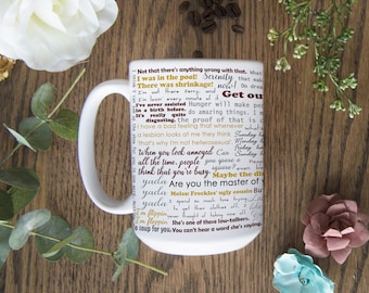 Seinfeld TV show mug - Seinfeld Mug - Seinfeld Quotes - Microwave and Dishwasher safe mug
