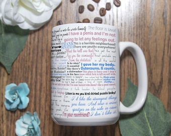 New Girl TV show mug - New Girl Mug - New Girl Quotes - Zooey Deschanel TV show cup - Microwave and Dishwasher safe mug - Who&#39;s That Girl