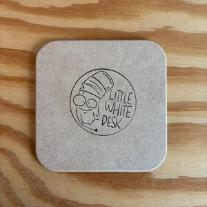 Doughnut or Meringue Coaster funny Scottish gift coaster zdjęcie 3